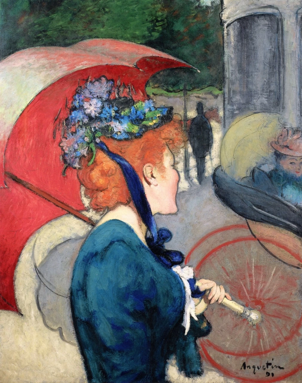 Donna con ombrello, 1891